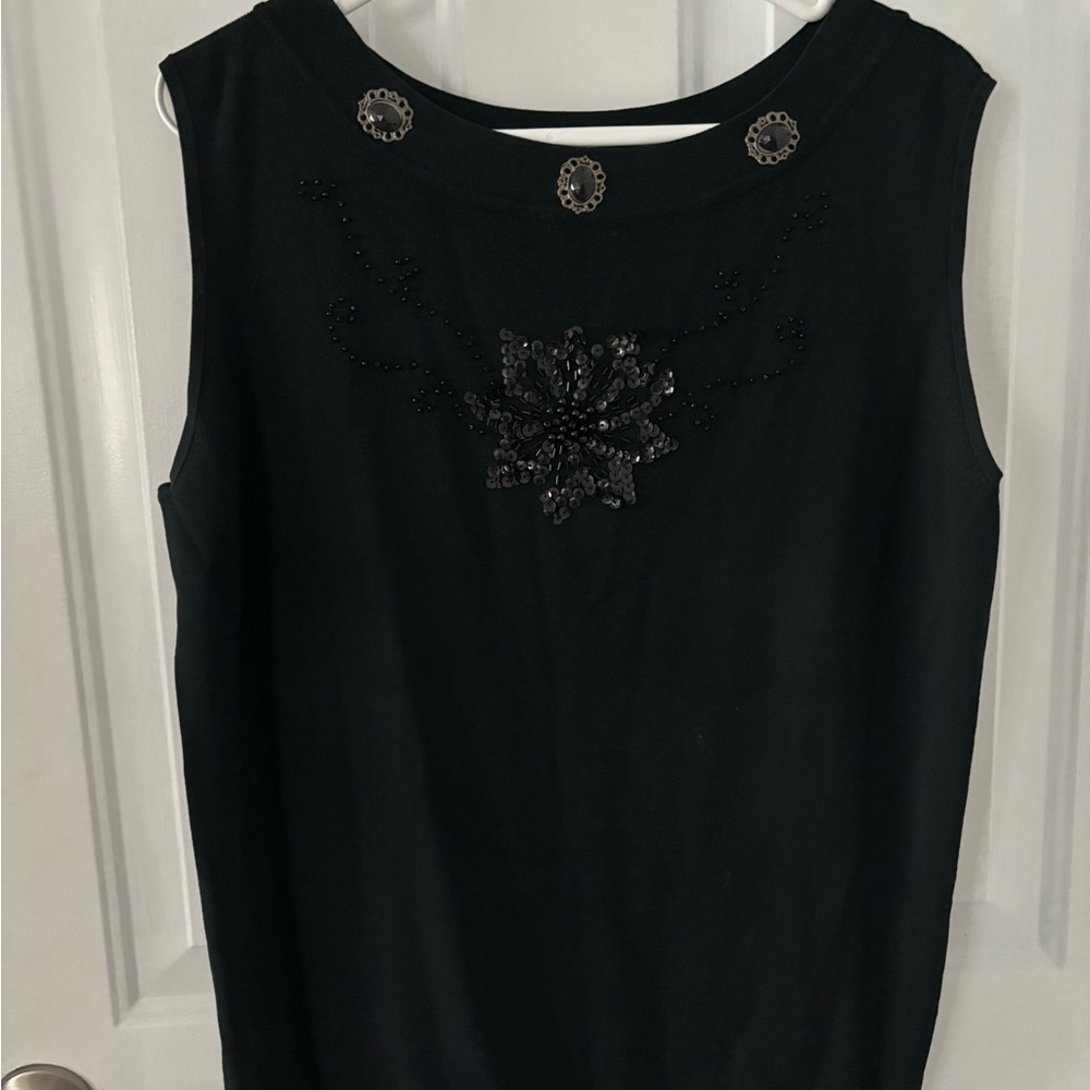 Pierri New York Women’s‎ Top Black Medium